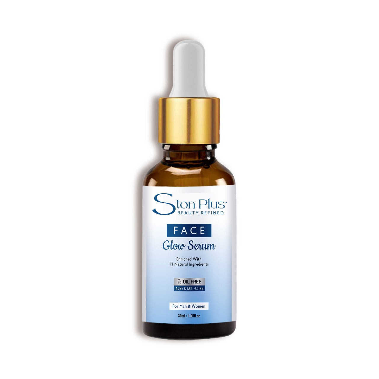 Ston Plus Face Glow Serum – Oil-Free Acne & Anti-Aging Formula (30ml)