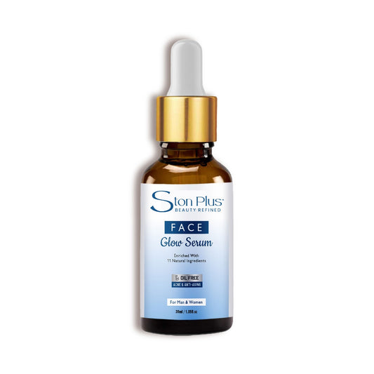Ston Plus Face Glow Serum – Oil-Free Acne & Anti-Aging Formula (30ml)