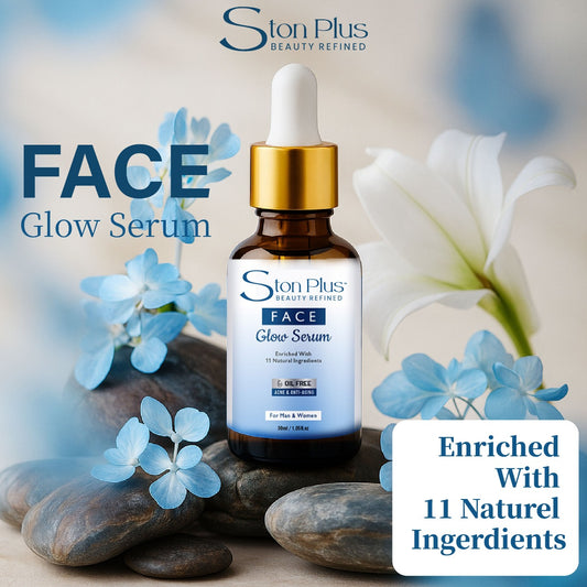 Ston Plus Face Glow Serum – Oil-Free Acne & Anti-Aging Formula (30ml)