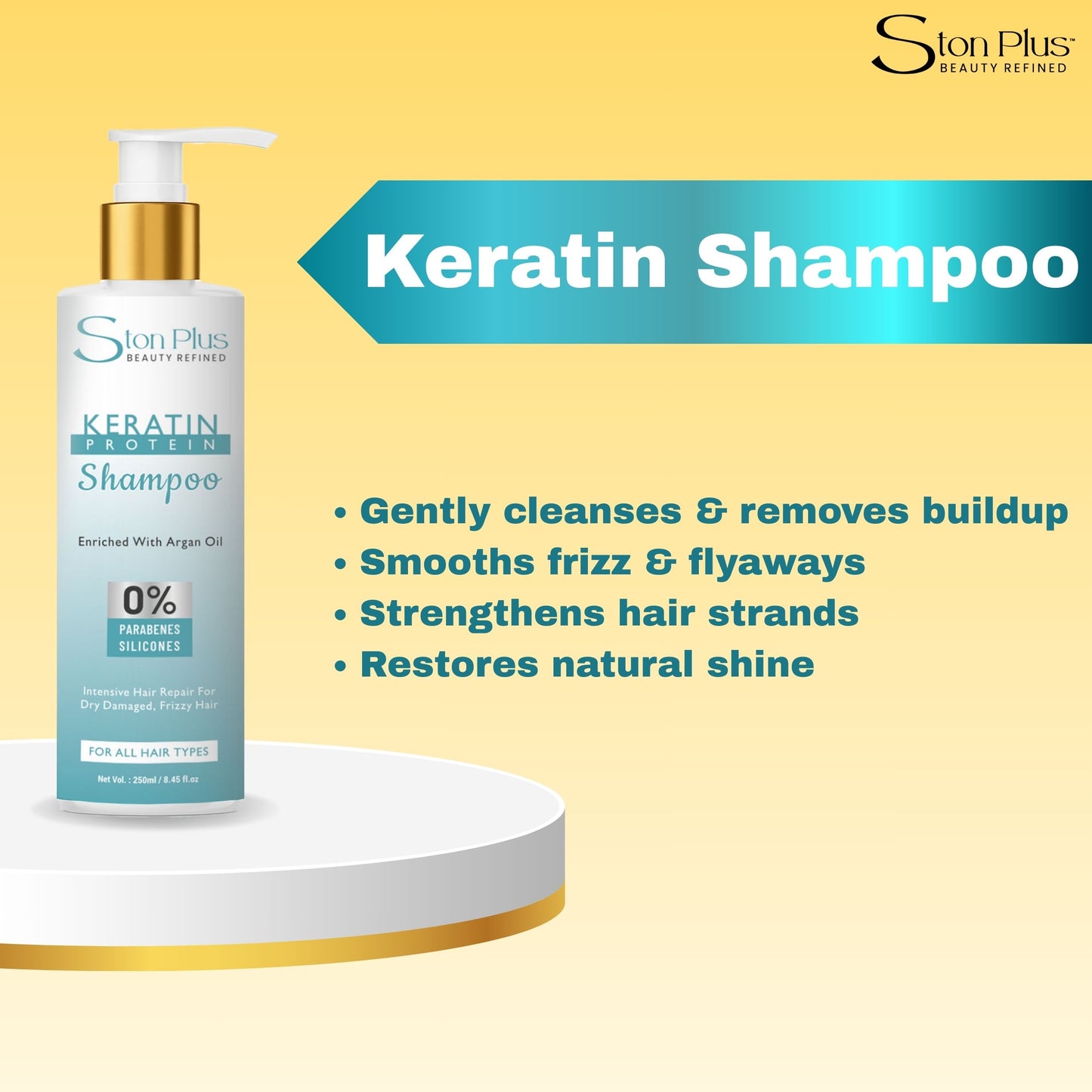 Ston Plus Keratin Hair Care Combo – Janmashtami & Ganesh Chaturthi Special (Buy 3 Get 1 Free)