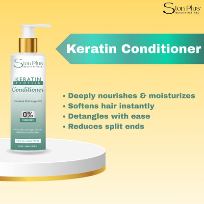Ston Plus Keratin Hair Care Combo – Janmashtami & Ganesh Chaturthi Special (Buy 3 Get 1 Free)