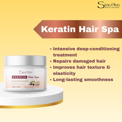 Ston Plus Keratin Hair Care Combo – Janmashtami & Ganesh Chaturthi Special (Buy 3 Get 1 Free)