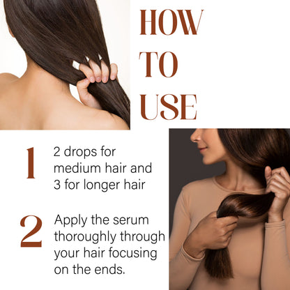 Ston Plus Hair Serum – Argan Oil Enriched, Frizz-Free Shine (60ml)