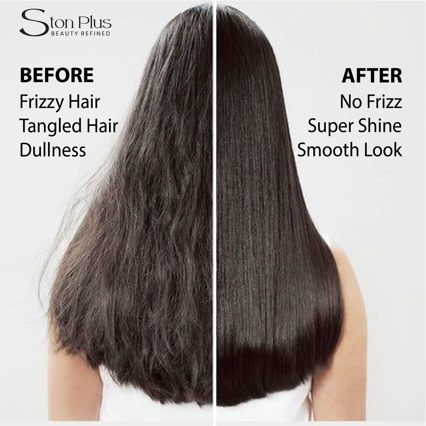 Ston Plus Hair Serum – Argan Oil Enriched, Frizz-Free Shine (60ml)