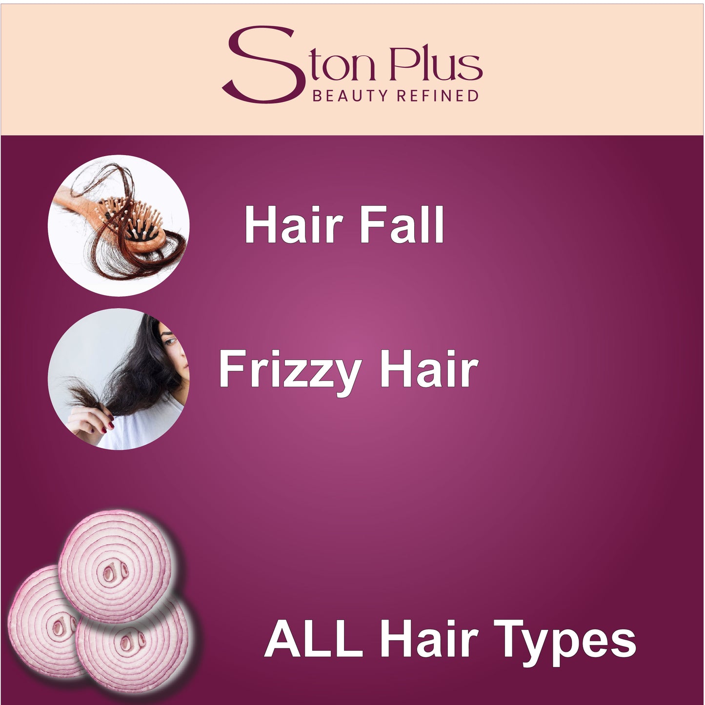 Ston Plus Onion Black Seeds Shampoo (250 Ml)